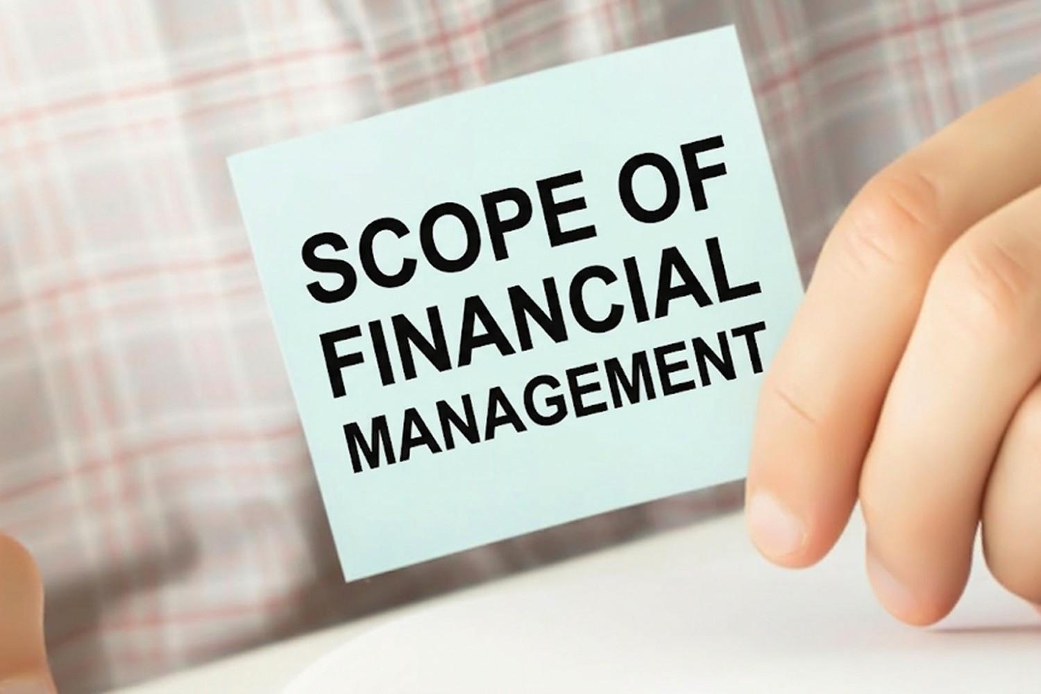 scope of financial management